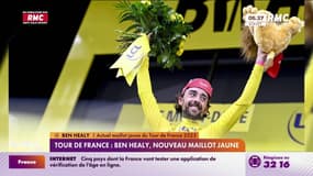 "Honnêtement, c'est exceptionnel": le coureur irlandais, Ben Healy, s'empare du maillot jaune sur le Tour de France, une première depuis 38 ans