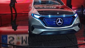 Le concept Mercedes EQ, présenté lors du Mondial de l'automobile de Paris, préfigure les prochains modèles 100% électriques de la marque à l'étoile. (image d'illustration)