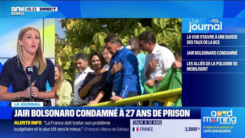 Jair Bolsonrao condamné à 27 ans de prison au Brésil pour tentative de coup d'État
