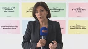 Anne Hidalgo, candidate PS à la mairie de Paris, a elle aussi déroulé ses propositions pour lutter contre la pollution.