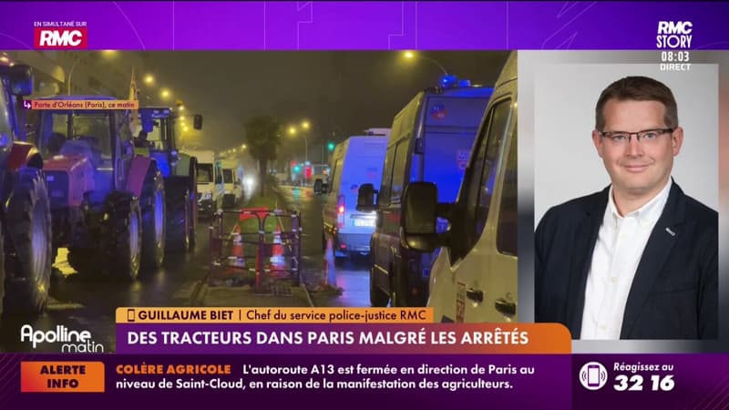 Des tracteurs dans Paris malgré les arrêtés