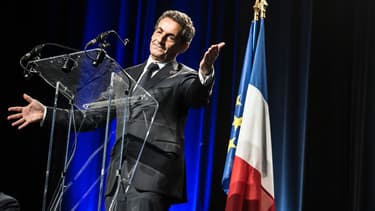 Nicolas sarkozy en meeting à Rilieux-la-Pape, le 21 mai 2015