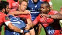 Les Toulonnais Maxime Mermoz, Jonny Wilkinson et Mathieu Bastareaud