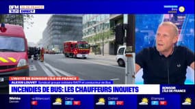 Incendies de bus à Paris: Alexis Louvet (Solidaires Groupe RATP) s'inquiète de la qualité des nouveaux matériels