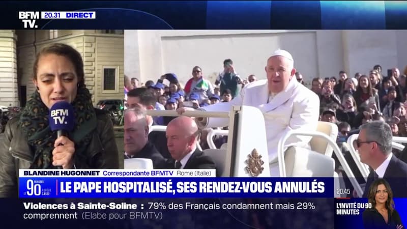 Le pape François hospitalisé pour un 