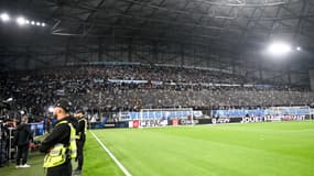 Le stade Vélodrome avant OM-OL (10e journée de L1), le 29 octobre 2023