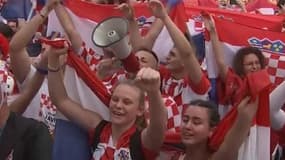 Malgré leur défaite en finale, les Croates chantent à Zagreb