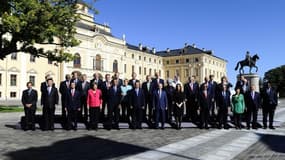 Les membres du G20 lors de la photo de famille.