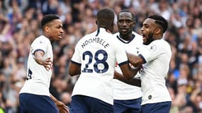La joie des Spurs après le but de Ndombélé