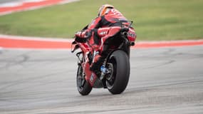 Francesco Bagnaia lors du sprint du GP des Amériques 2023.