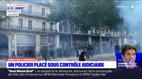 Émeutes à Marseille: un policier soupçonné de "violences en réunion avec arme" placé sous contrôle judiciaire