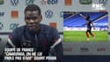 Équipe de France : "Camavinga, on ne lui parle pas d'âge" sourit Pogba