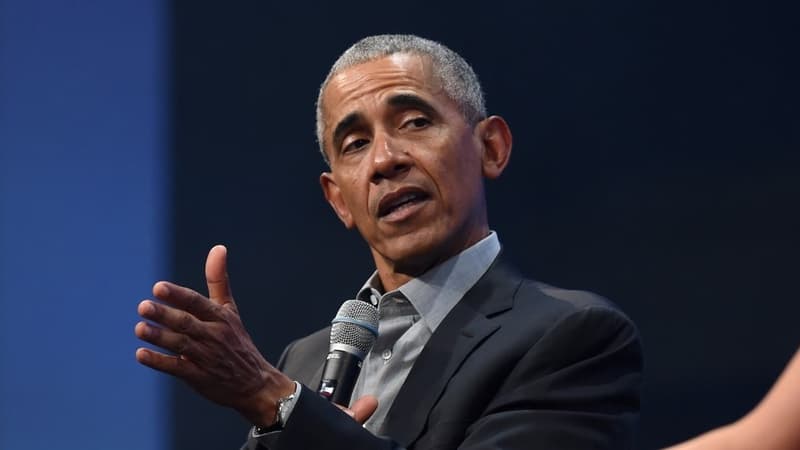 Barack Obama en conférence à Munich, le 29 septembre 2019. 