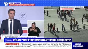 Olivier Véran: "Le gouvernement cherche à ce qu'une majorité naturelle puisse soutenir" la réforme des retraites 