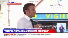 Emmanuel Macron: "Nous portons un projet idéaliste et réaliste"