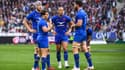 Antoine Dupont, Thibaud Flament, Gaël Fickou et Charles Ollivon avec le XV de France, 18 mars 2023