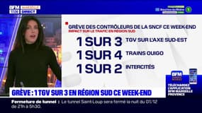 Grève des contrôleurs: 1 TGV sur 3 circulera en région ce week-end