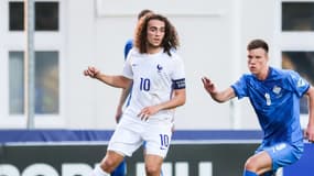 Mattéo Guendouzi avec les Espoirs contre l'Islande