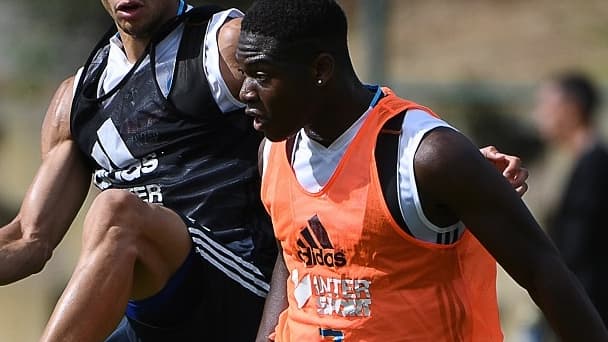 Aaron Leya Iseka a porté le maillot marseillais à neuf reprises cette saison.
