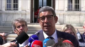 Le maire EELV d'Annecy François Astorg le 8 juin 2023 (illustration). 