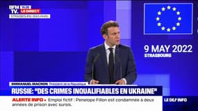 Emmanuel Macron: "Rester ouvert sans être dépendant est une condition de la poursuite du projet européen et de nos démocraties" 