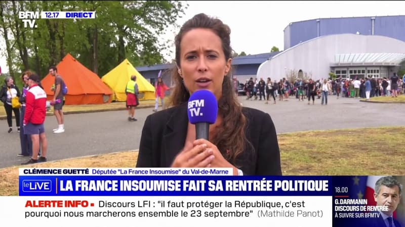 Discours de rentrée de LFI: la députée Clémence Guetté évoque un 