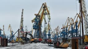 Un port ukrainien en mer d'Azov.