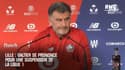 Lille : Pour Galtier, cela n'a plus de "sens" de continuer à jouer en Ligue 1