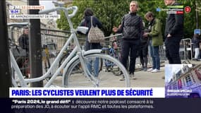 Paris: les cyclistes veulent plus de sécurité