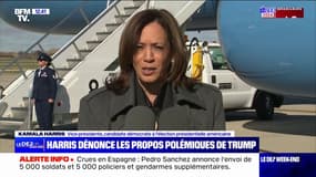 "Il a intensifié sa réthorique violente": Kamala Harris réagit aux propos polémiques de Donald Trump