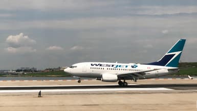 Un avion de WestJet