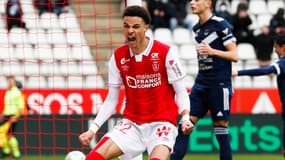 Hugo Ekitike contre Bordeaux le 6 février 2022.