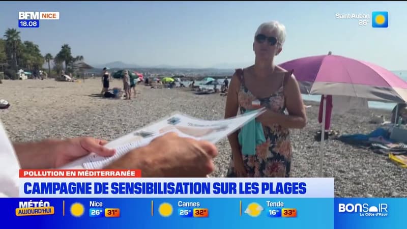 Pollution en méditerranée : campagne de sensibilisation sur les plages