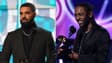 Les rappeurs Drake et Kendrick Lamar.