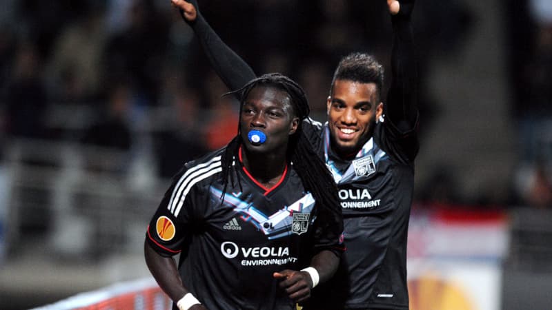Bafétimbi Gomis et Alexandre Lacazette