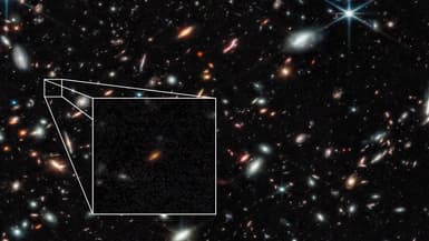 La lumière de cette galaxie capturée par James Webb a mis plus de 13 milliards d’années à nous parvenir