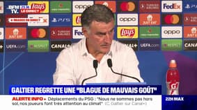 Christophe Galtier sur les déplacements du PSG: "C'était une blague de mauvais goût"