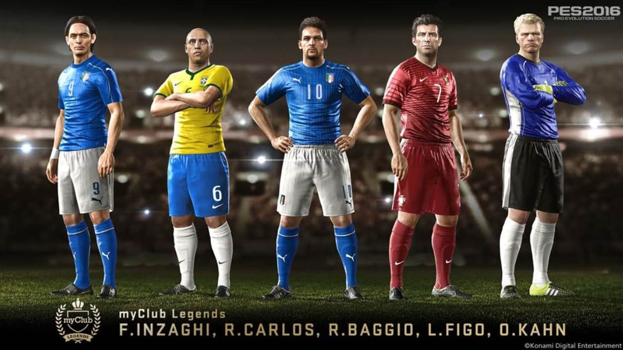 Inzaghi, Roberto Carlos, Baggio, Figo et Kahn vont retrouver une seconde jeunesse...virtuelle. Inzaghi, Roberto Carlos, Baggio, Figo et Kahn vont retrouver une seconde jeunesse...virtuelle.
