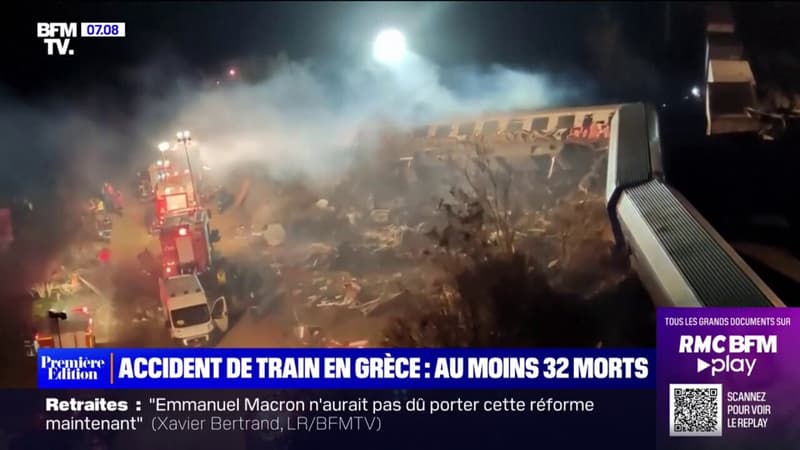 Accident de trains en Grèce: 150 pompiers et 40 ambulances ont été mobilisés, selon les secours