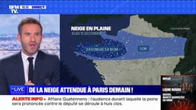 2 à 5 cm à Paris, 10 cm en Bretagne... La neige arrive en plaine à partir de ce mercredi