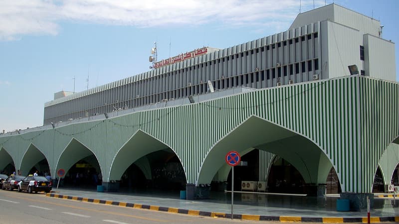 L'aéroport de Tripoli en Libye 