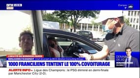 1000 Franciliens tentent le 100% covoiturage pendant 10 mois