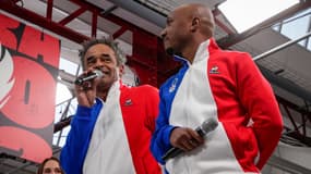 Yannick Noah avec Soprano, le 4 octobre 2021