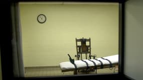 Une chaise électrique à la Southern Ohio Correctional Facility, à Lucasville dans l'Ohio. Photo d'illustration