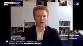 "On ne peut pas supporter, dans la 6e puissance économique du monde, que nos soignants n'aient pas le matériel pour faire face à l'épidémie", déclare le député du Nord Adrien Quatennens