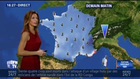 La météo pour ce lundi 28 novembre 2016