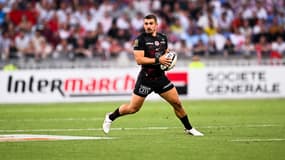 Thomas Ramos lors de la demi-finale de Top 14 Toulouse-Bayonne, le 20 juin 2025.