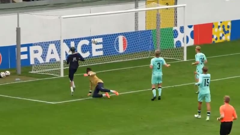 Euro 2024: feinte de corps, grand pont et petit piqué… Le superbe but de Barcola lors d'un match amical avec les Bleus