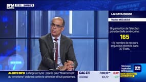 La Data Room : 165 = nombre de recours en justice intentés dans 37 Etats sur l’organisation de l’élection présidentielle américaine de novembre 2024 (Source : décompte Bloomberg à fin septembre 2024) - 16/10