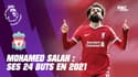 Premier League : Les 24 buts de Salah en 2021 avec Liverpool